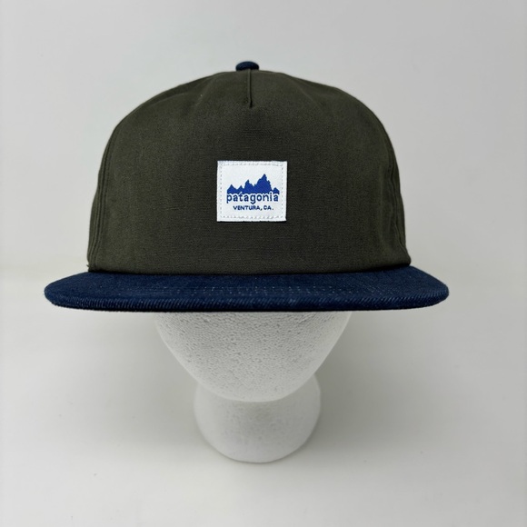 Patagonia Other - NWT PATAGONIA RANGE CAP GREEN BLUE SNAPBACK OSFA